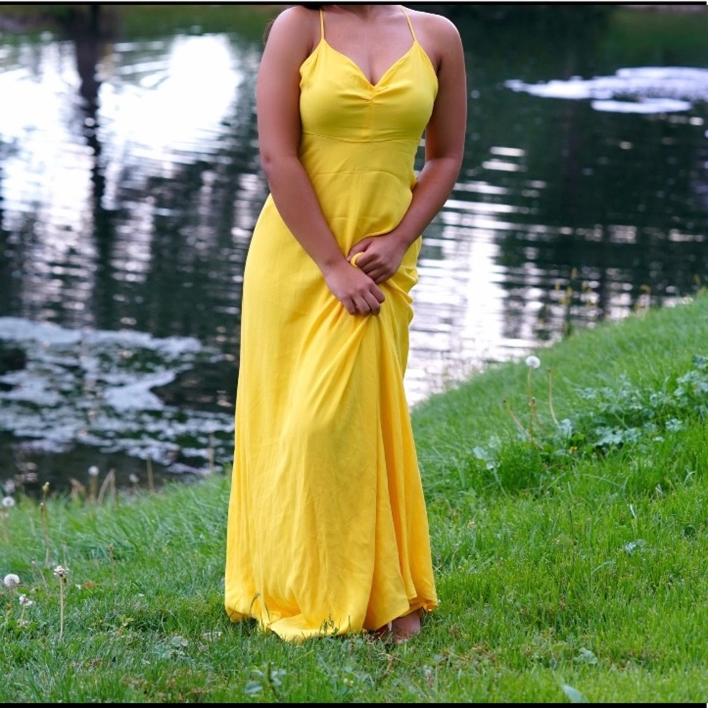 Yellow Maxi dress